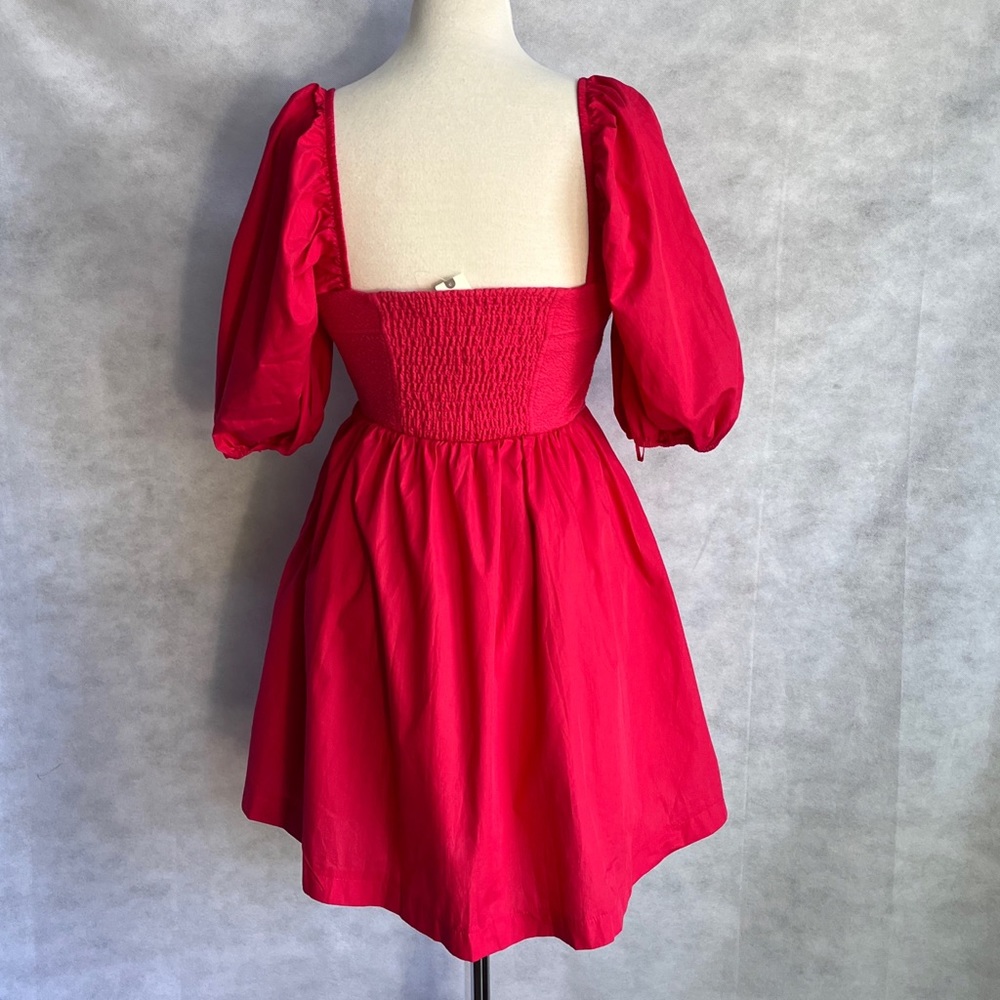 Anthropologie Maeve Anthropologie Sweetheart Puff Sleeve Dress - Picture 8 of 14